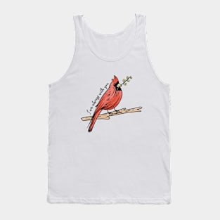 Cardinal | Forget-Me-Not Flower | “I am always with you” Tank Top